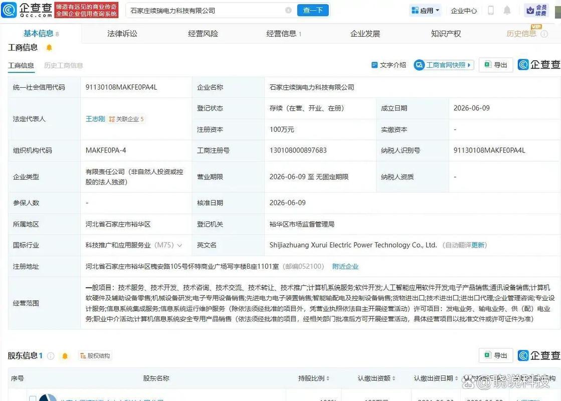中恒电气新公司塞进人工智能应用软件开发,老电力生意突然换了张ai脸